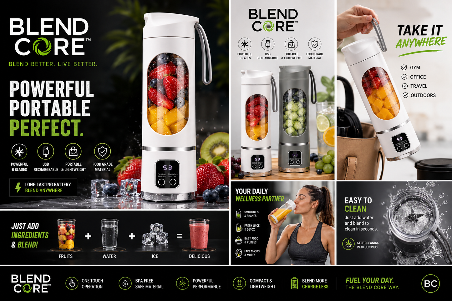 BlendCore™ Portable Blender