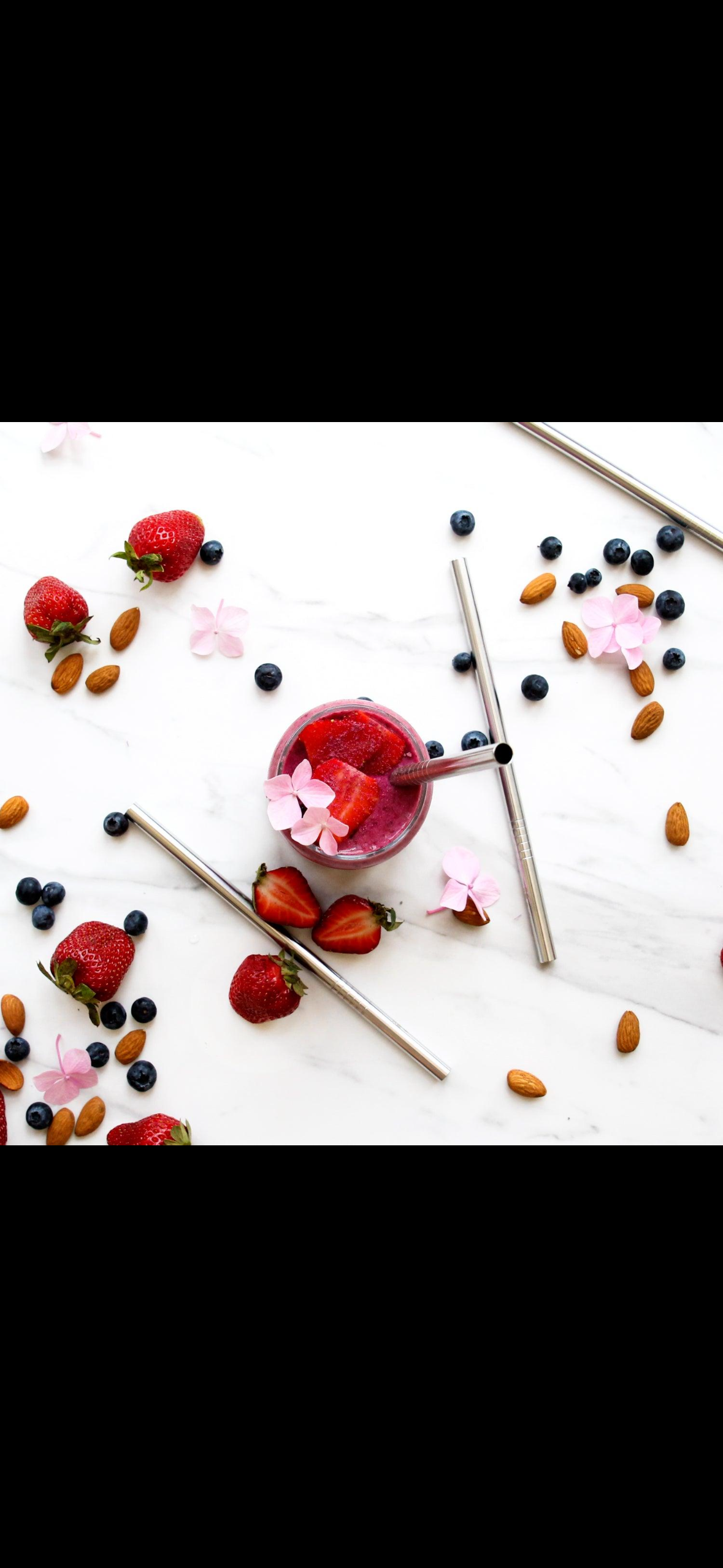 BlendCore™ Stainless Steel Straw Set